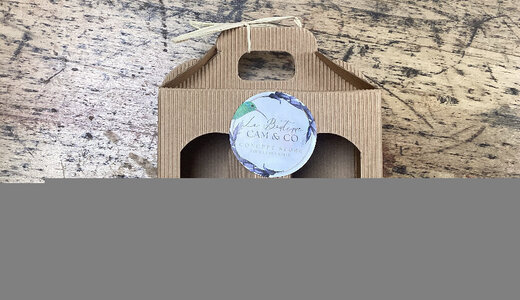 Coffret carton 2 pots Xs carton ondulé 