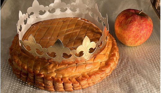 Galette des rois fourrage frangipane &  pommes