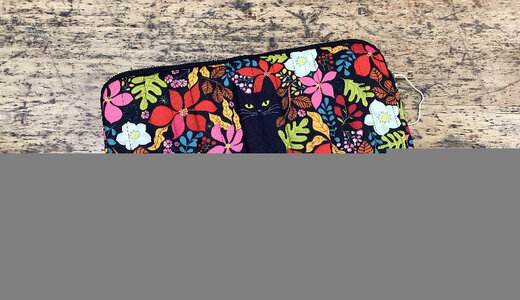 Housse ordinateur 13´ chat noir