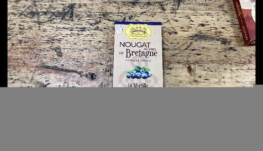Nougat myrtille 80gr