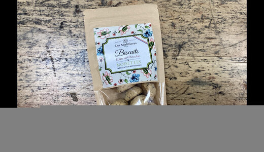 Biscuits artisanaux chocolat noisettes 120gr