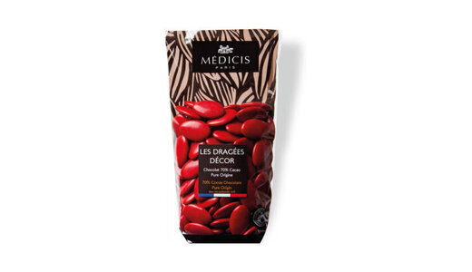 Dragées décor coquelicot 