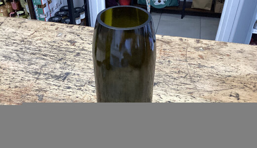 Vase culoté 75cl coupe droite brun