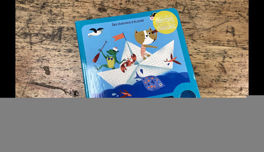 Livre sonore Petites comptines sur l’eau 