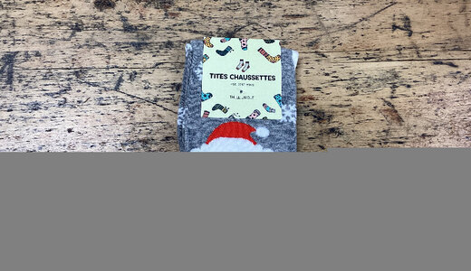 Chaussettes hautes flocons de noël mouton 35/41