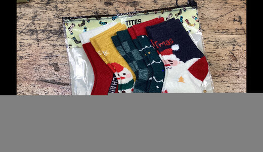 Lot 5 chaussettes noël bébé 12/24mois