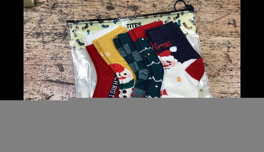 Lot 5 chaussettes noël bébé 5/8 ans