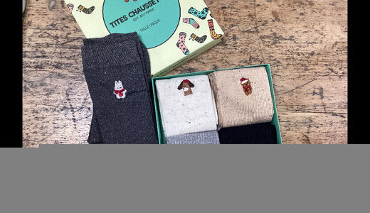 Lot 5 chaussettes de Noël hautes femme 35/41
