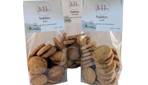 Sablés nature Origine Corrèze