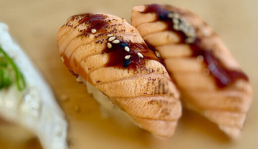 Saumon teriyaki et sésames 2 pièces 