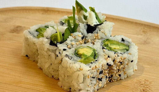 Végétarien crème wasabi 6 pièces 