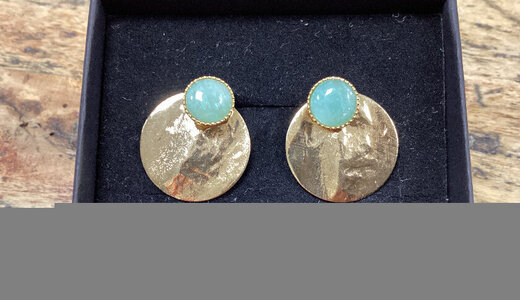 Bo or amazonite cercle 