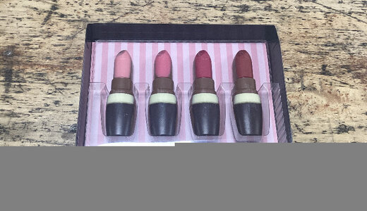 Coffret rouge à lèvres chocolat 55gr