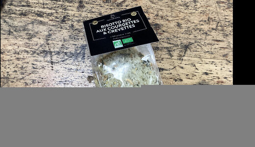 Risotto bio crevettes et courgette 250gr