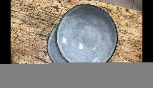 Coupelle aronale 20cl grès bleu x2