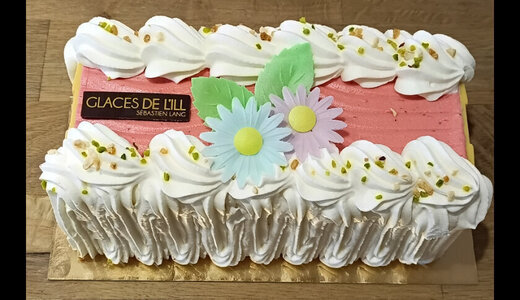 Vanille fraise 6/8personnes