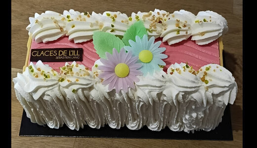 Vanille framboise 6/8 personnes