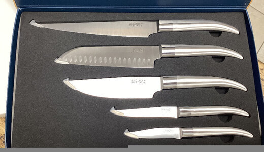 Set de couteaux cuisine laguiole 5pces