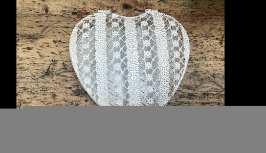 Boîte à bijoux coeur métal grand modèle 