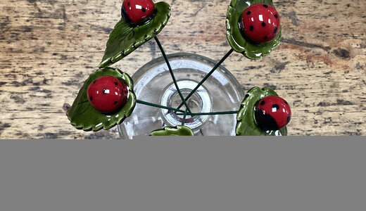 Coccinelle céramique 