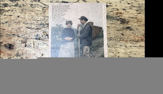 CP colorisée Pouilly une idylle 