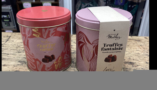 Boîte métal truffes love 250gr