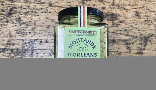 Moutarde aux morceaux de cornichons 200gr