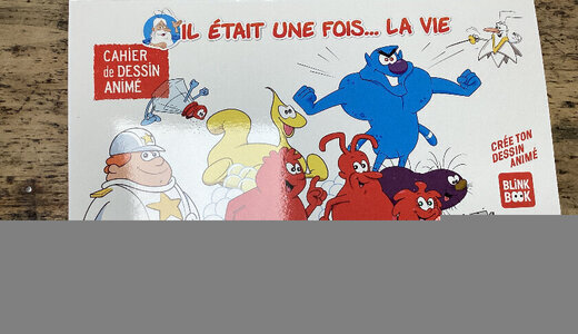 Livre animé blink book Il était une fois la vie