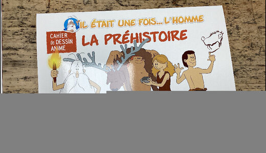 Livre animé blink book Il était une fois la préhistoire 