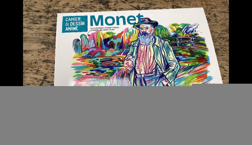 Livre animé blink book Monet