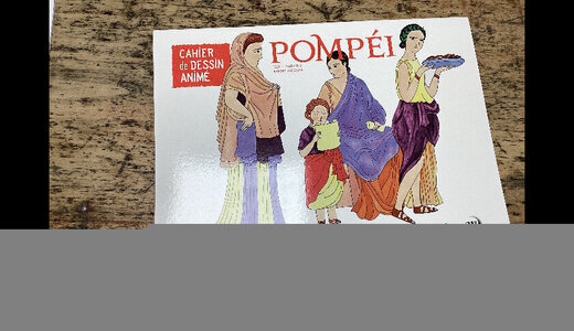 Livre animé blink book Pompéi