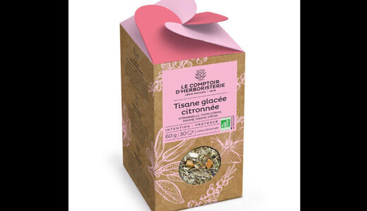 Tisane glacée citronnée